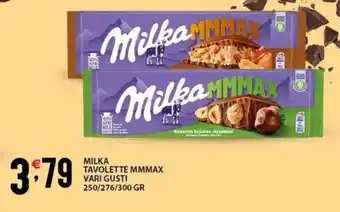 Sisa Milka tavolette mmmax vari gusti offerta