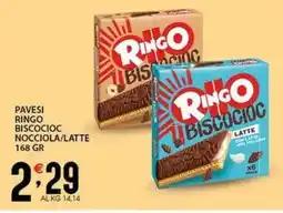 Sisa Pavesi ringo biscocioc nocciola/latte offerta