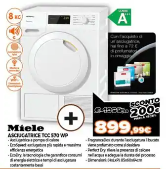 Miele Asciugatrice TCC 570 WP