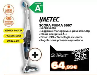 Imetec Scopa Piuma 8667