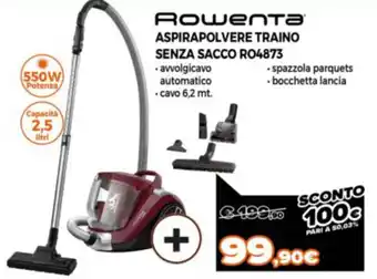 Rowenta Aspirapolvere Traino Senza Sacco RO4873