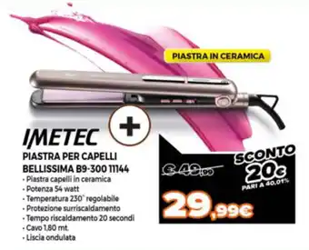 Imetec Piastra per Capelli Bellissima B9-300 11144