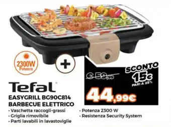 Somma Expert Tefal Easygrill BG90C814 Barbecue Elettrico offerta