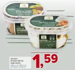 Todis Gelato in vaschetta vari gusti offerta