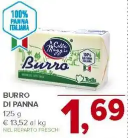 Todis Burro di panna 125 g offerta