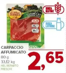 Todis Carpaccio affumicato offerta