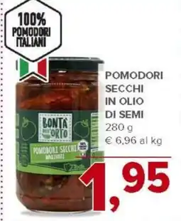 Todis Pomodori secchi in olio di semi offerta