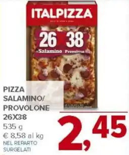 Todis Pizza salamino/ provolone 26 x 38 offerta