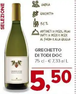 Todis Grechetto di todi doc offerta