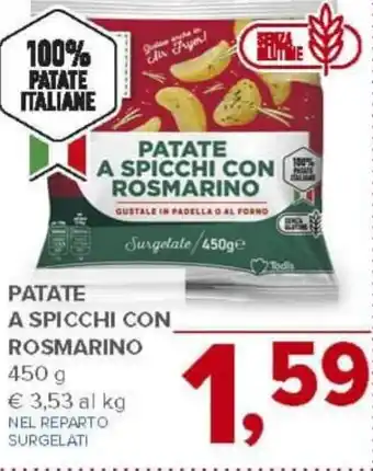 Todis Patate a spicchi con rosmarino offerta