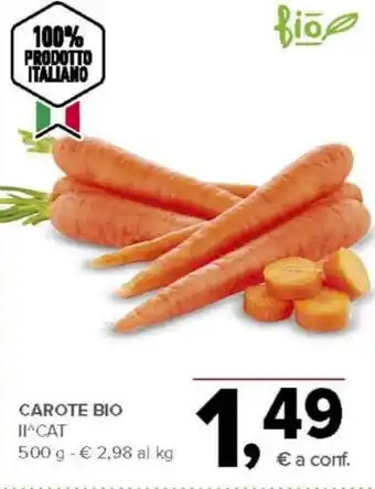 Todis Carote bio offerta