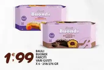 Sisa Bauli buondì farciti vari gusti offerta