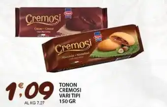 Sisa Tonon cremosi vari tipi offerta