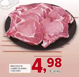 Todis Braciole di lombo di suino con osso offerta