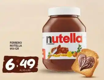 Sisa Ferrero nutella offerta