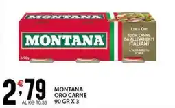 Sisa Montana oro carne offerta