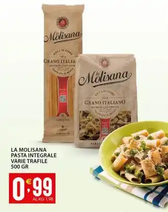 Sisa La molisana pasta integrale varie trafile offerta