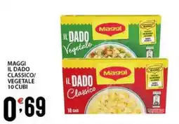 Sisa Maggi il dado classico/ vegetale 10 cubi offerta