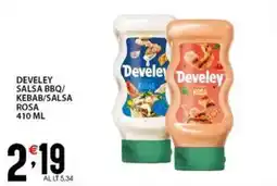 Sisa Develey salsa bbq/ kebab/salsa rosa offerta