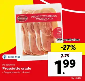 Lidl Dal Salumiere Prosciutto crudo offerta