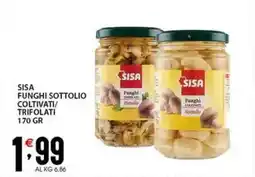 Sisa Sisa funghi sottolio coltivati/ trifolati offerta