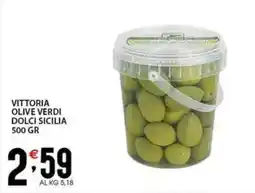 Sisa Vittoria olive verdi dolci sicilia offerta