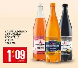 Sisa Sanpellegrino aranciata/ cocktail/ chinò offerta