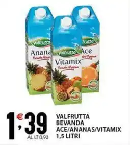 Sisa Valfrutta bevanda ace/ananas/vitamix offerta