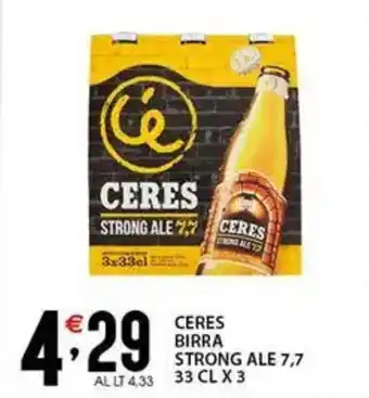 Sisa Ceres birra strong ale 7,7 offerta