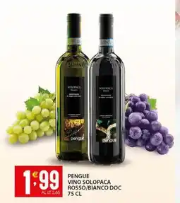 Sisa Pengue vino solopaca rosso/bianco doc offerta