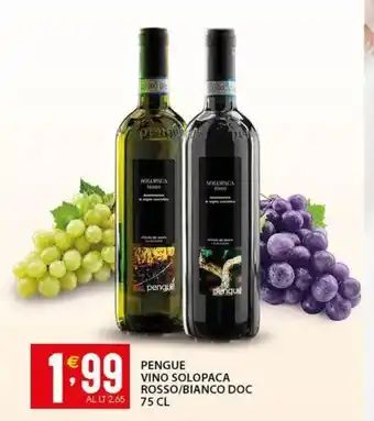 Sisa Pengue vino solopaca rosso/bianco doc offerta