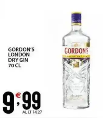 Sisa Gordon's london dry gin offerta