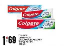 Sisa Colgate dentifricio calcium/deep clean / triple action offerta