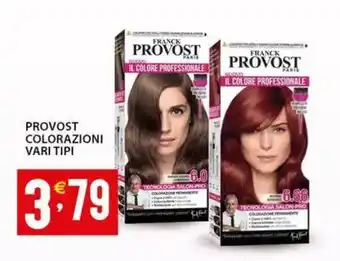 Sisa Provost colorazioni vari tipi offerta