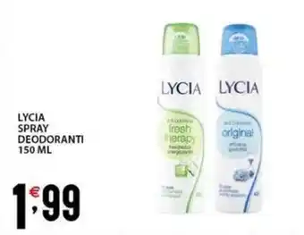 Sisa Lycia spray deodoranti offerta