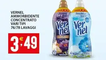 Sisa Vernel ammorbidente concentrato offerta