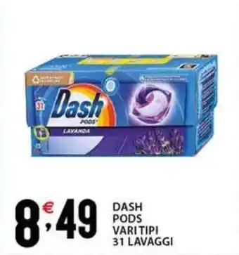 Sisa Dash pods vari tipi offerta