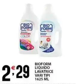 Sisa Bioform liquido lavatrice vari tipi offerta