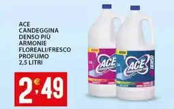 Sisa Ace candeggina denso più armonie floreali/fresco profumo offerta