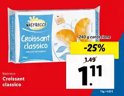 Lidl Nastrecce Croissant classico offerta