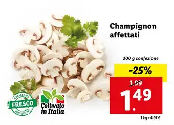 Lidl Champignon affettati offerta