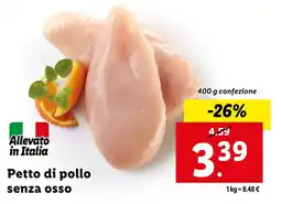 Lidl Petto di pollo senza osso offerta