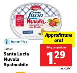 Lidl Galbani Santa Lucia Nuvola Spalmabile offerta