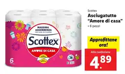 Lidl Scottex Asciugatutto "Amore di casa" offerta