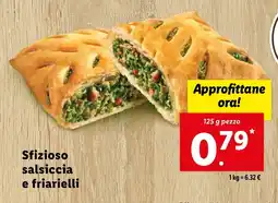 Lidl Sfizioso salsiccia e friarielli offerta