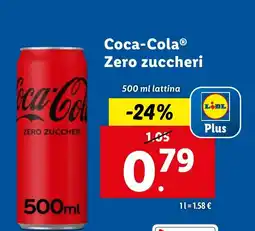 Lidl Coca-Cola Zero zuccheri offerta