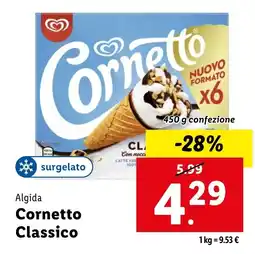 Lidl Algida Cornetto Classico offerta