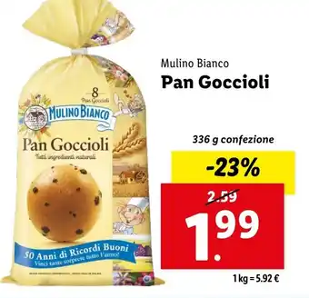 Lidl Mulino Bianco Pan Goccioli offerta