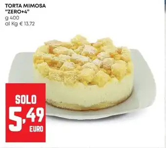 Pam Torta mimosa "zero+4" offerta