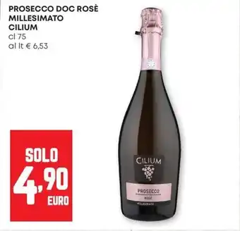 Pam Prosecco doc rose millesimato CILIUM offerta